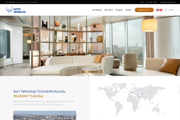 Hitit Mobilya Website
